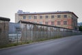 Germany; Berlin Wall in front of the Topography of Terror Museum